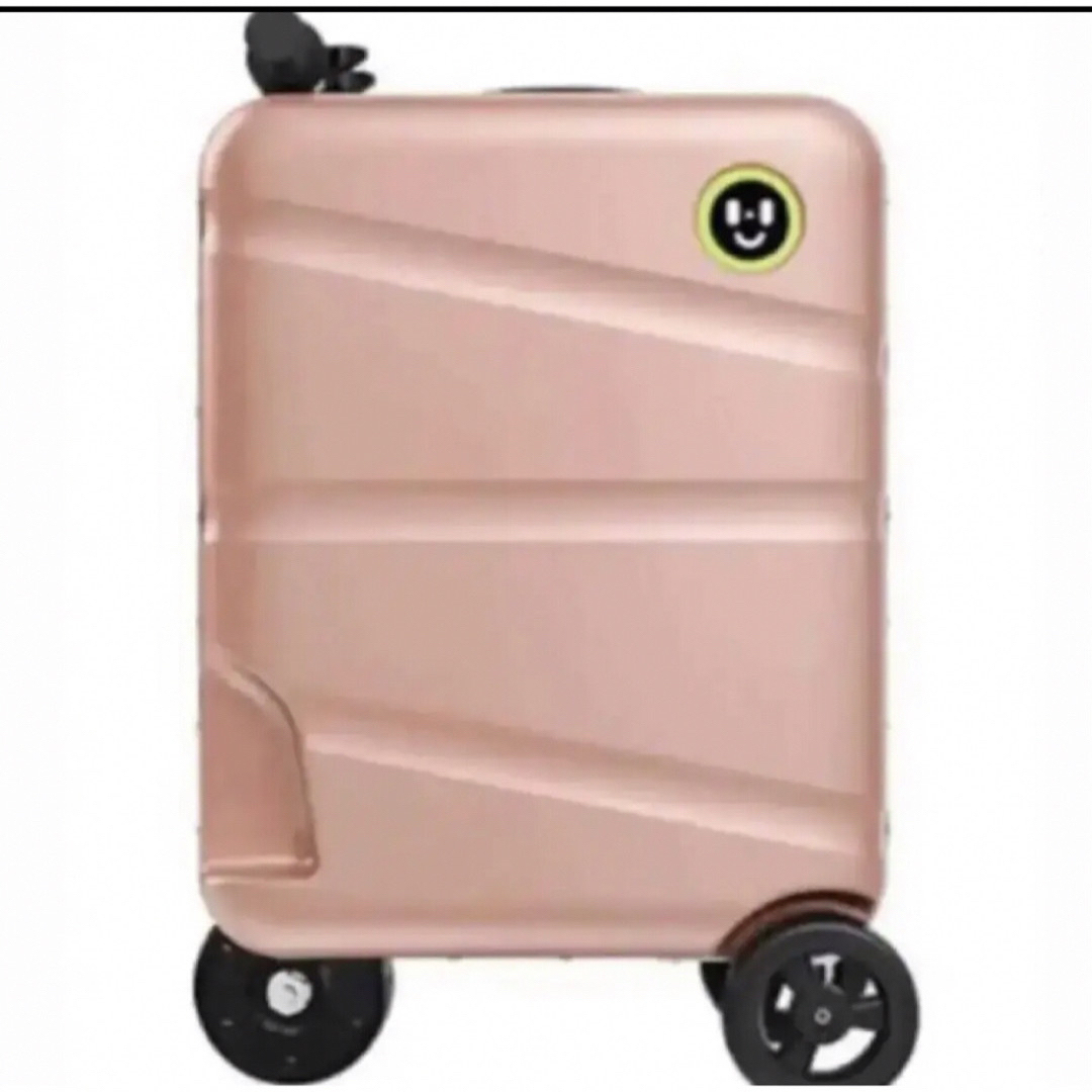 カラーピンクゴルド・ブラック・シルバー　乗れる　電源 HANZON スーツケース