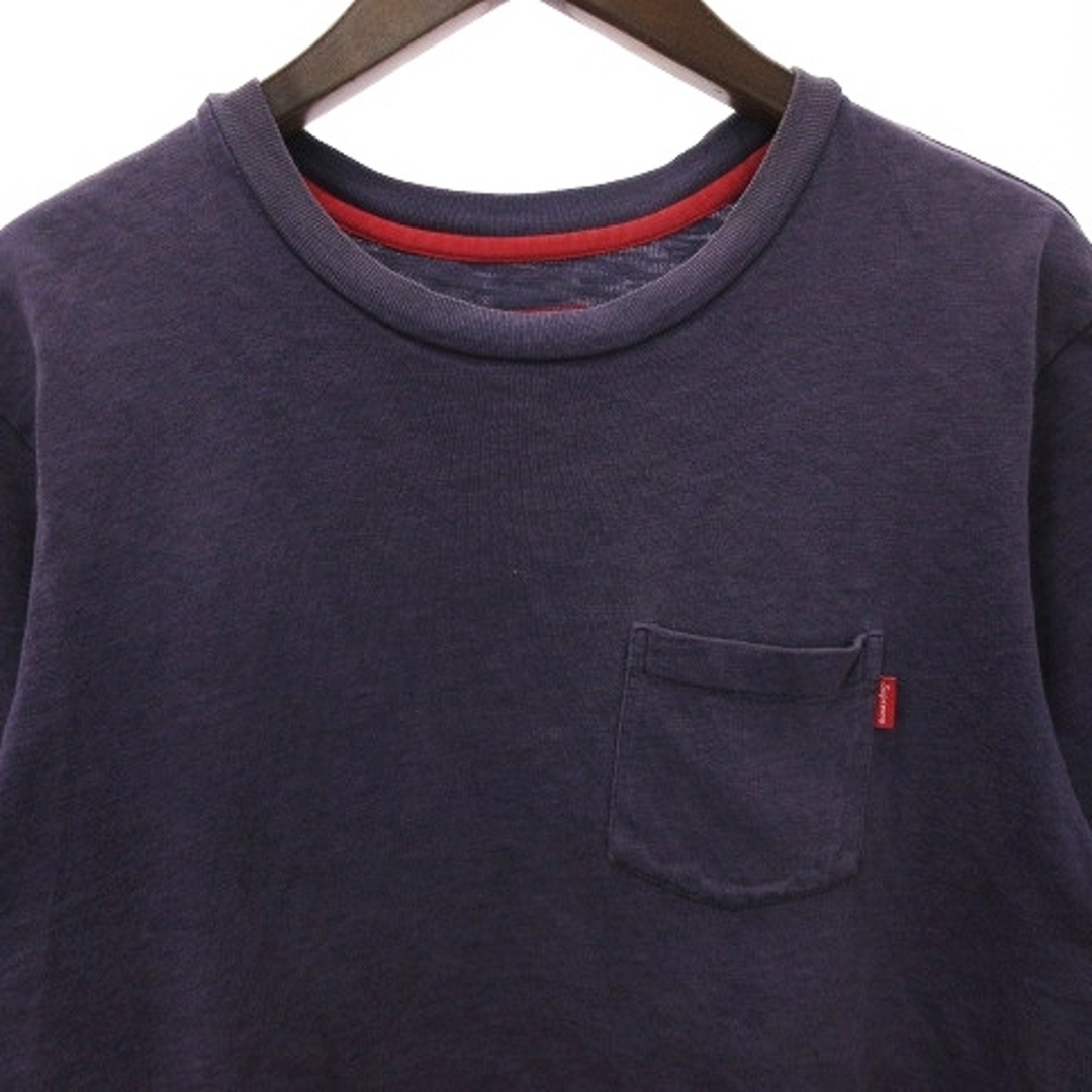 Supreme(シュプリーム)のシュプリーム Tシャツ カットソー 半袖 クルーネック 無地 紫 パープル系 M メンズのトップス(Tシャツ/カットソー(半袖/袖なし))の商品写真