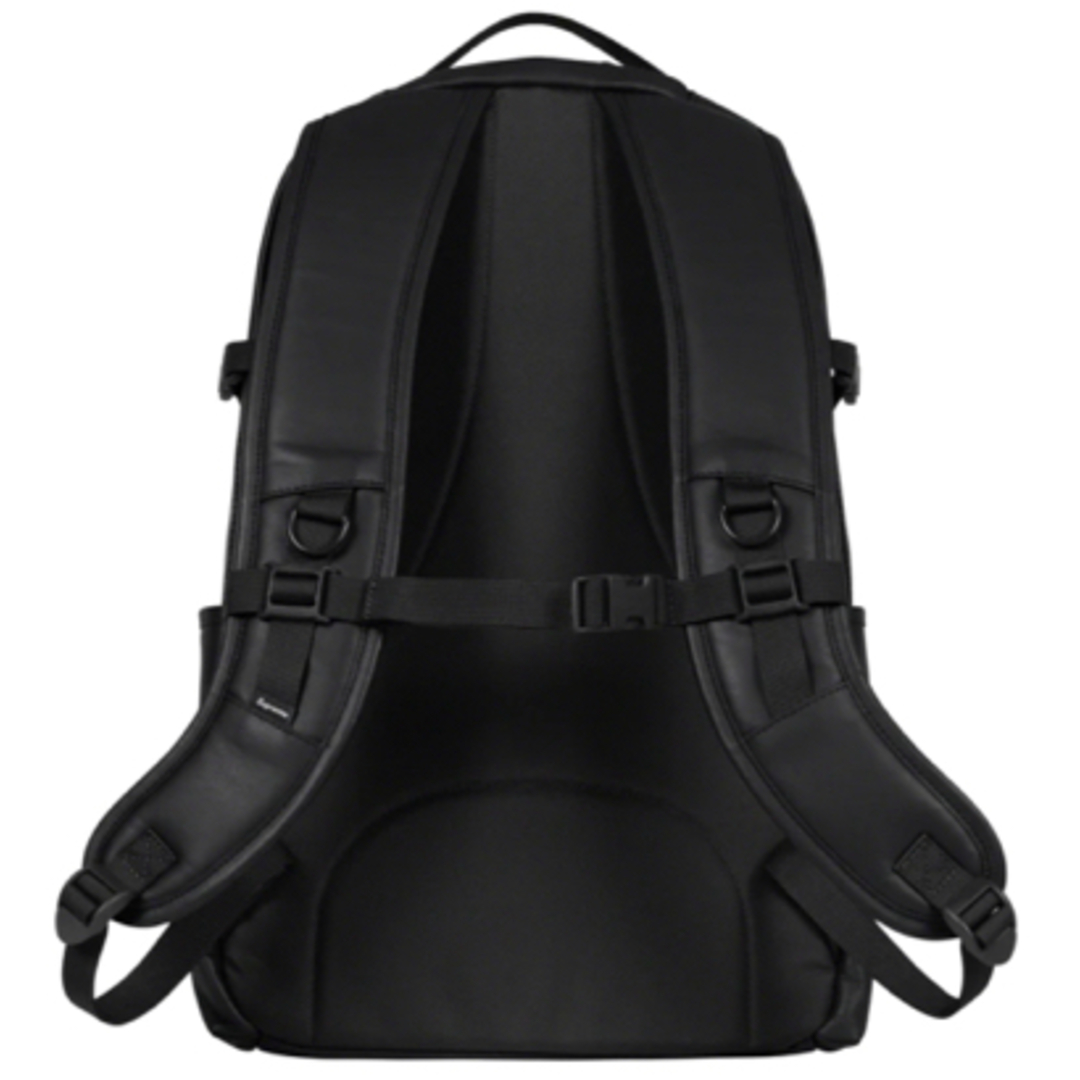 Supreme(シュプリーム)のSupreme Leather Backpack Black リュック ブラック メンズのバッグ(バッグパック/リュック)の商品写真