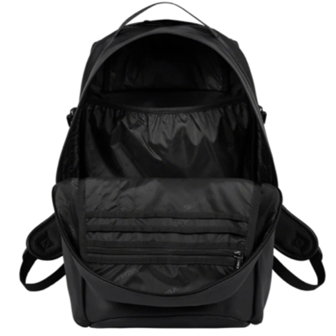 Supreme(シュプリーム)のSupreme Leather Backpack Black リュック ブラック メンズのバッグ(バッグパック/リュック)の商品写真