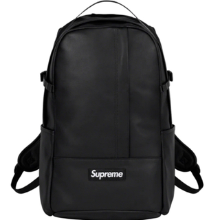 シュプリーム(Supreme)のSupreme Leather Backpack Black リュック ブラック(バッグパック/リュック)