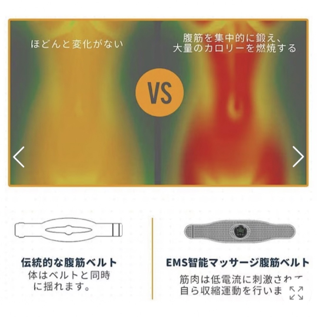 EMS腹筋ベルト フォットネスベルト スポーツ/アウトドアのトレーニング/エクササイズ(トレーニング用品)の商品写真