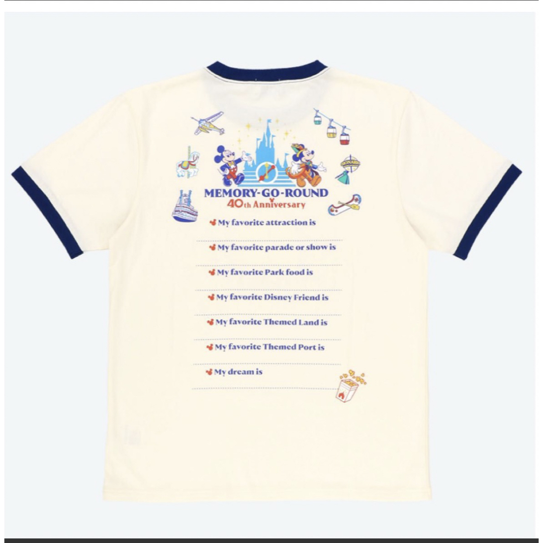 ★新品未開封★ディズニー 40周年 レトロ Tシャツ Lサイズ