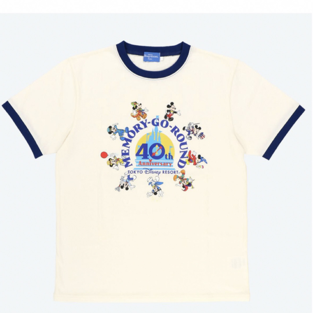 Disney(ディズニー)の★新品未開封★ディズニー　40周年 レトロ　Tシャツ　Ｌサイズ メンズのトップス(Tシャツ/カットソー(半袖/袖なし))の商品写真