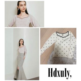 【新品】Hdxuly♡エンブロイダリーニットトップス