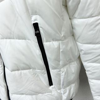 新品 CALVIN KLEIN 中綿メンズ ダウンジャケット レッド Mサイズ