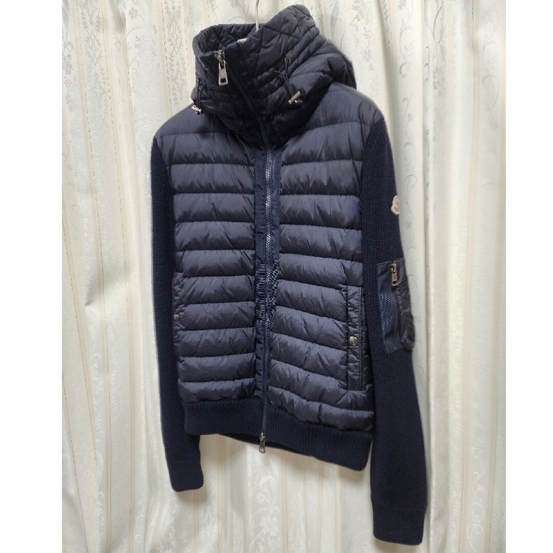 【中古美品】 MONCLER モンクレール ハイブリッドダウンニット