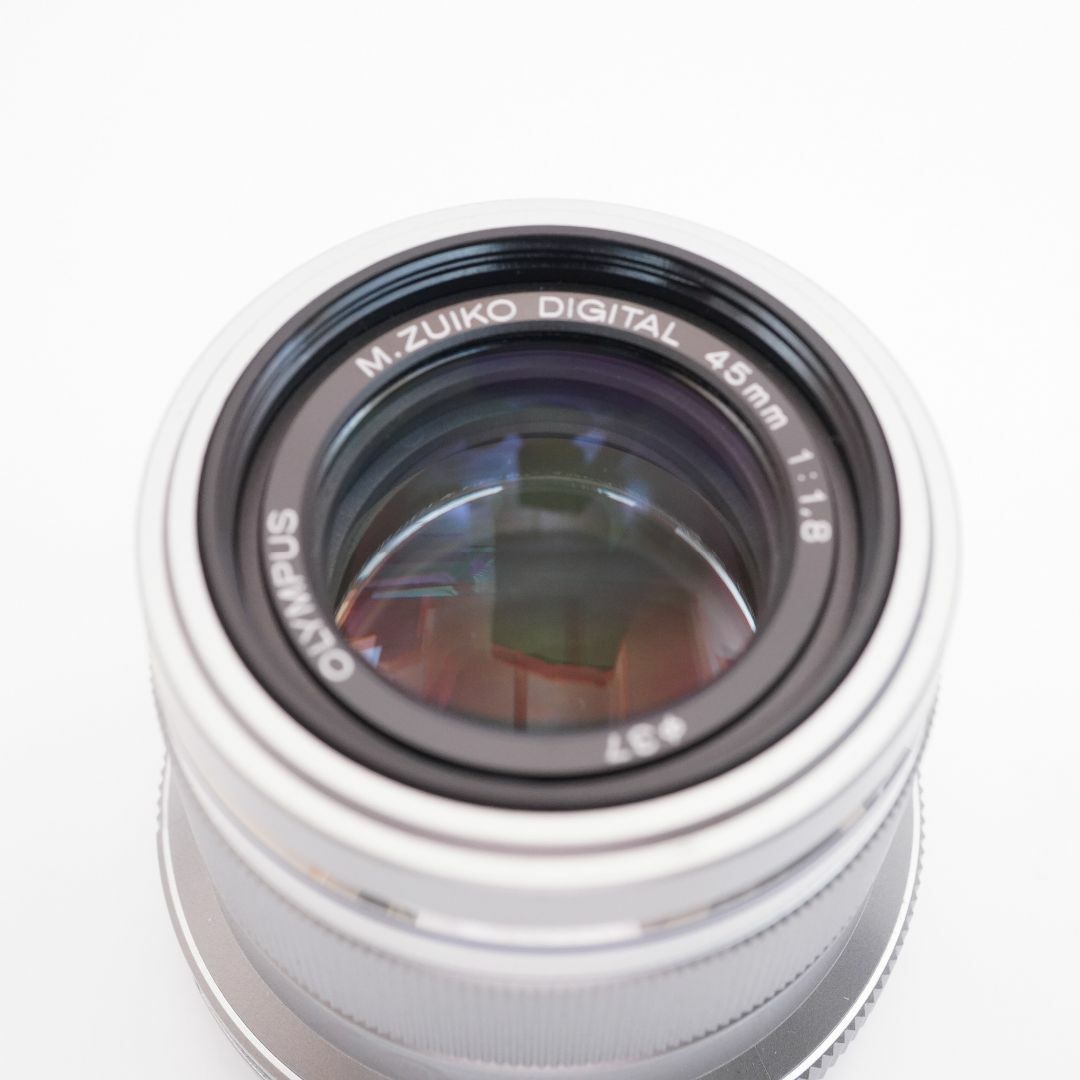 OLYMPUS(オリンパス)のオリンパス M.ZUIKO DIGITAL 45mmF1.8 スマホ/家電/カメラのカメラ(レンズ(単焦点))の商品写真