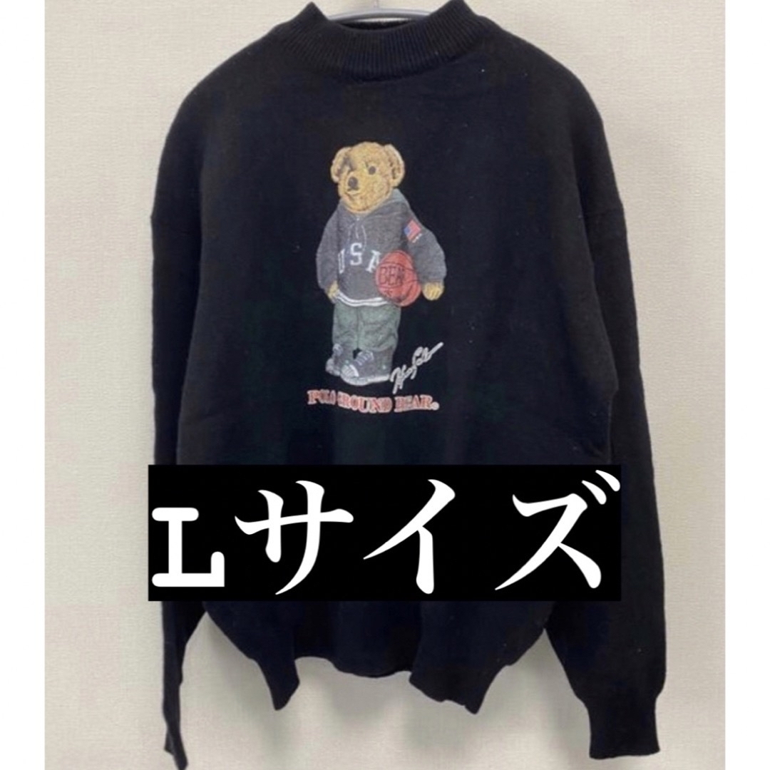 POLO RALPH LAUREN(ポロラルフローレン)の90s  ポロ ラルフローレン ポロベアプリント セーター メンズのトップス(ニット/セーター)の商品写真