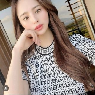 FENDI - FENDI Tシャツ ネイビー 新品未使用 タグ付き フェンディ