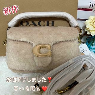 ✨良品✨ COACH コーチ ショルダーバッグ スエード ベルトデザイン