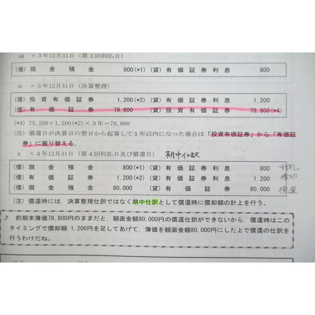 VI25-137 TAC 公認会計士講座 会計学 財務会計論【計算】 テキスト