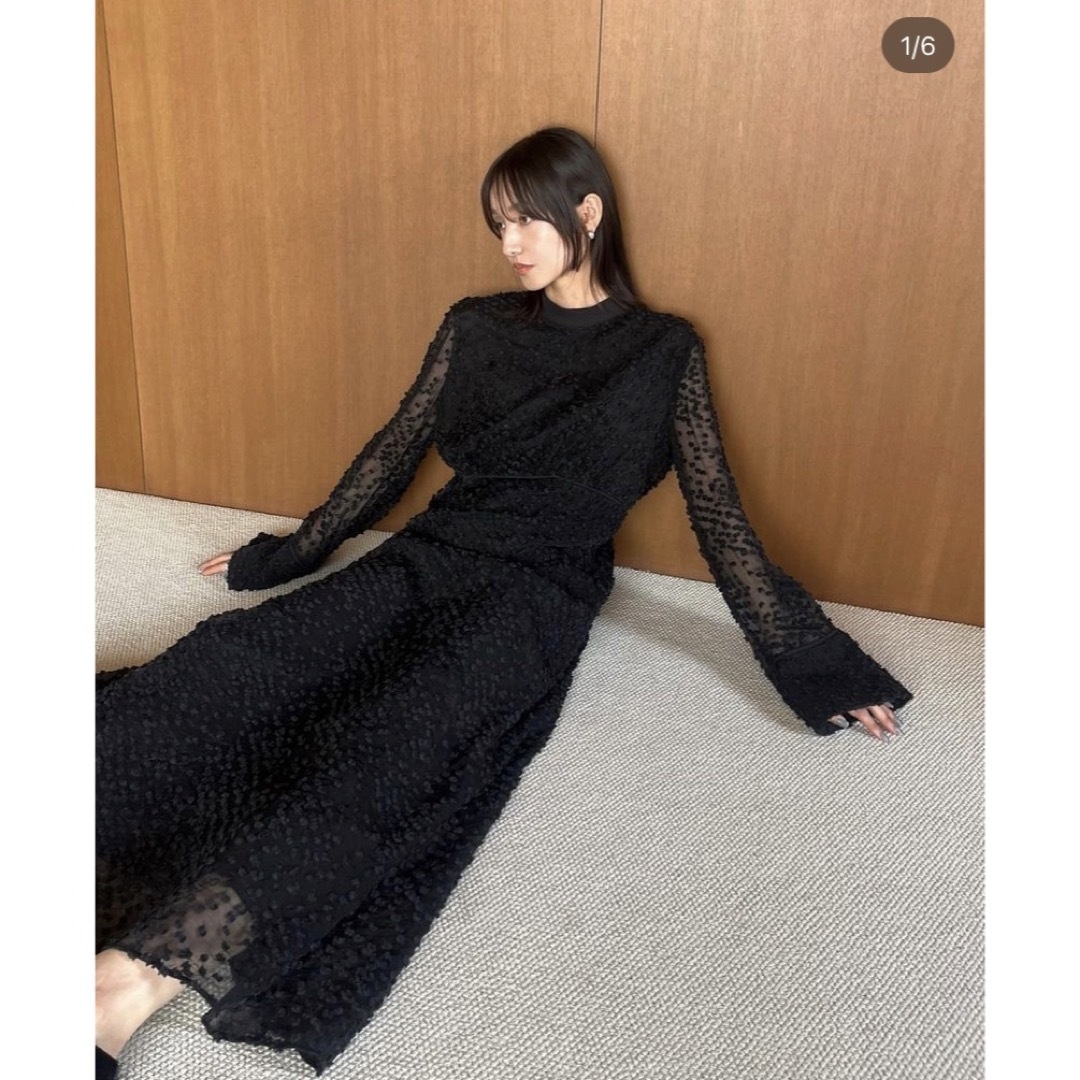 CLANE - 【CLANE】SNOW DOT JACQUARD ONEPIECEの通販 by mmm CLANE - 【CLANE】SNOW DOT JACQUARD ONEPIECEの通販 by mmm