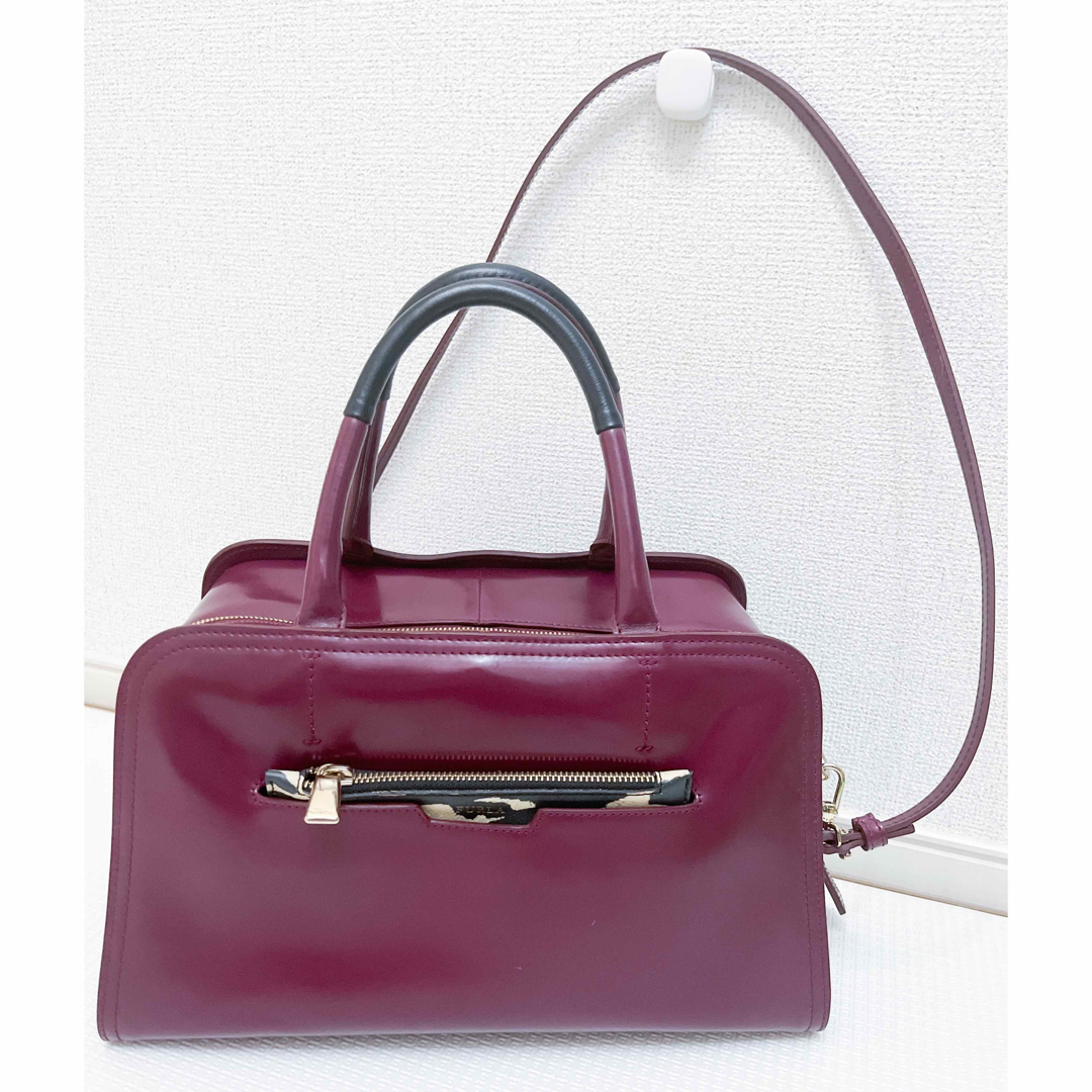 FURLA バッグ　フルラ　ショルダーバッグ　レッド　紫