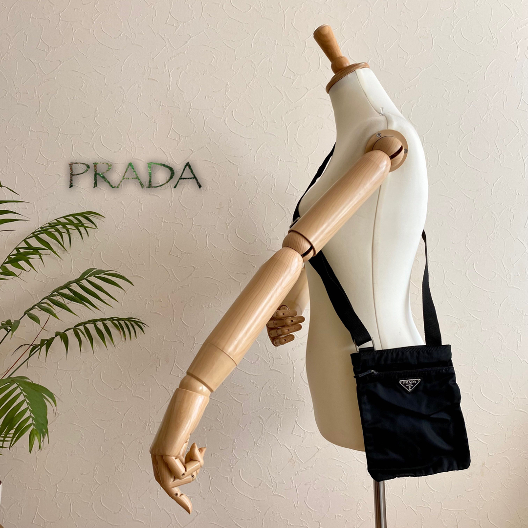 極美品 PRADA プラダ テスート サコッシュ ショルダーバッグ