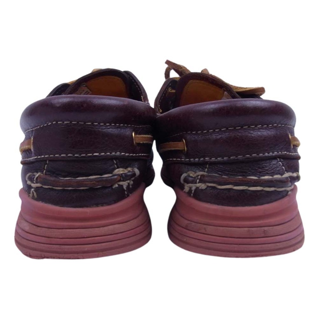 VISVIM(ヴィスヴィム)のVISVIM ビズビム その他靴 14AW 0114202002001 AMERICANA DECK-FOLK アメリカーナ デッキ フォーク フォルク シューズ  ダークブラウン系 W7【中古】 メンズの靴/シューズ(その他)の商品写真