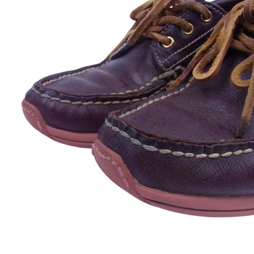 VISVIM(ヴィスヴィム)のVISVIM ビズビム その他靴 14AW 0114202002001 AMERICANA DECK-FOLK アメリカーナ デッキ フォーク フォルク シューズ  ダークブラウン系 W7【中古】 メンズの靴/シューズ(その他)の商品写真