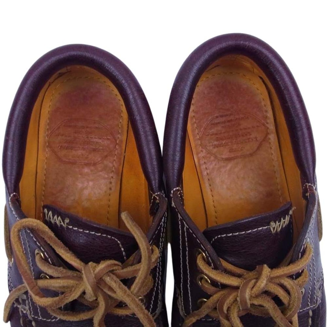 VISVIM(ヴィスヴィム)のVISVIM ビズビム その他靴 14AW 0114202002001 AMERICANA DECK-FOLK アメリカーナ デッキ フォーク フォルク シューズ  ダークブラウン系 W7【中古】 メンズの靴/シューズ(その他)の商品写真