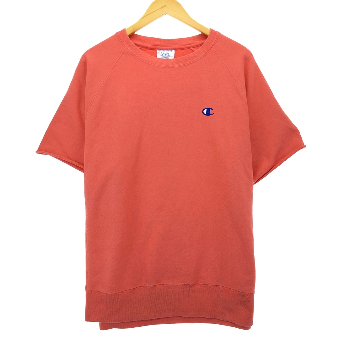 Champion(チャンピオン)の古着 チャンピオン Champion リバースウィーブ 復刻 単色タグ 袖カットオフ ワンポイントロゴスウェット トレーナー メンズXL /eaa330917 メンズのトップス(スウェット)の商品写真