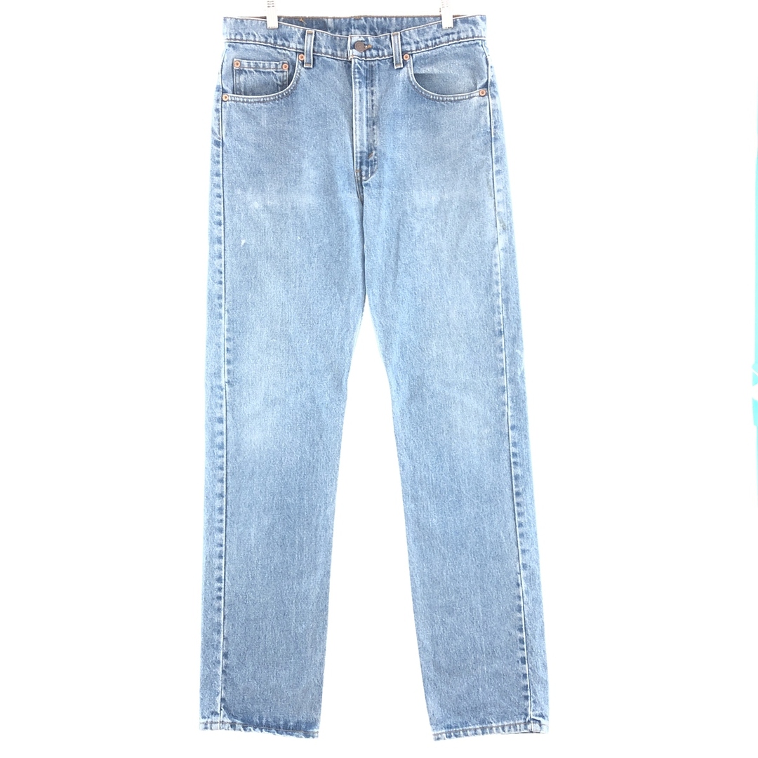 リーバイス Levi's 505 REGULAR FIT STRAIGHT LEG テーパードジーンズ デニムパンツ メンズw33 /taa001329-モデル形状