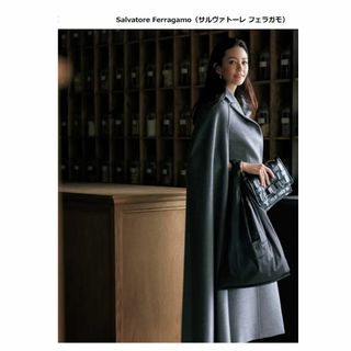 サルヴァトーレフェラガモ(Salvatore Ferragamo)の★Salvatore Ferragamo★新タグ★新品タグ付★ケープ★コート(ロングコート)