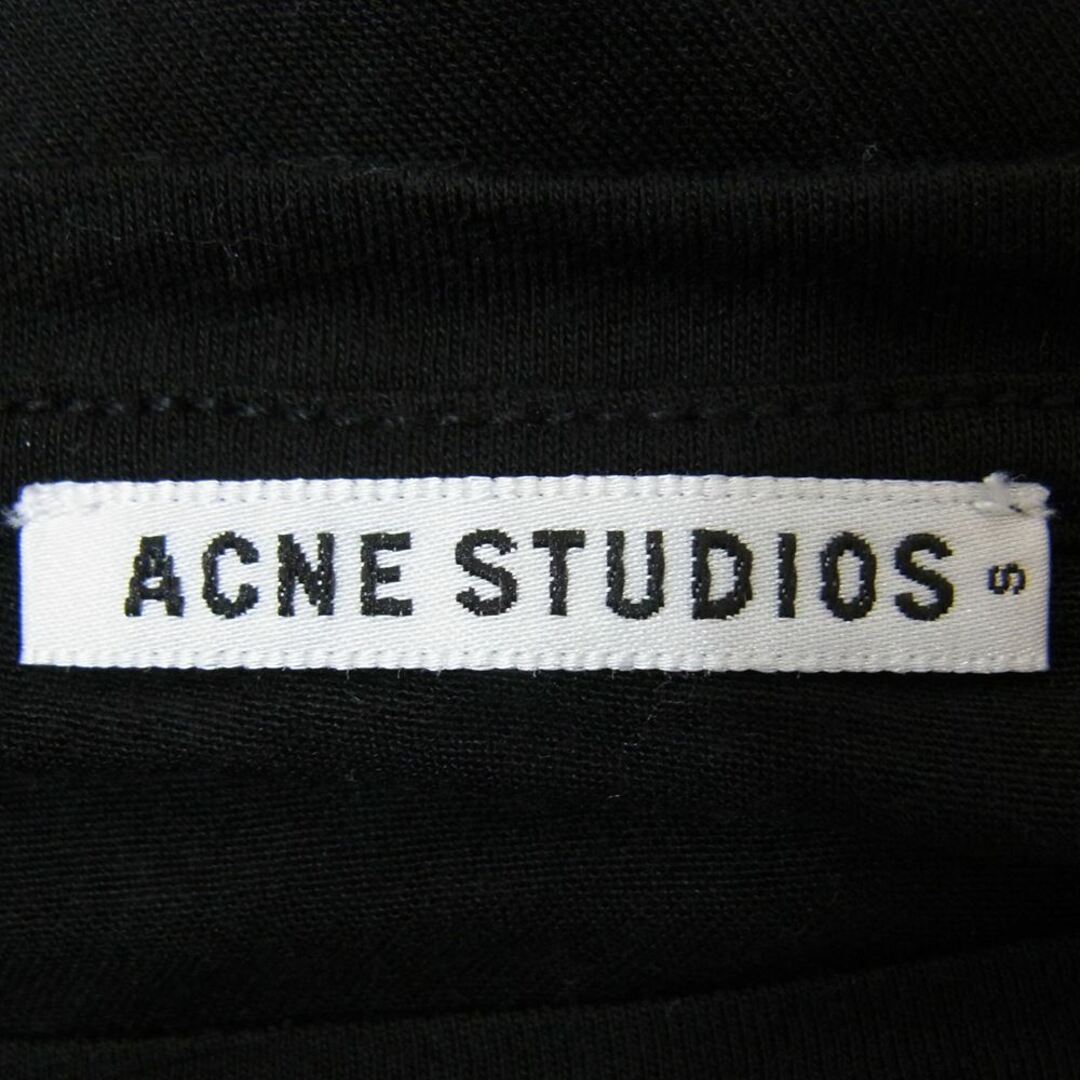 Acne Studios(アクネストゥディオズ)のACNE STUDIOS アクネストゥディオズ KK-BE-SS-0766 無地 リヨセル ノースリーブ カットソー ブラック系 S【中古】 レディースのトップス(Tシャツ(半袖/袖なし))の商品写真