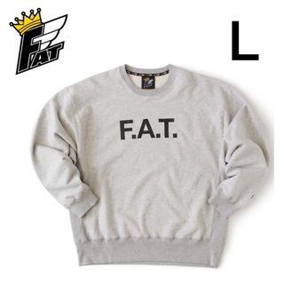 エフエーティー(FAT)のFAT SOURCE  GRAY SKINNY Lサイズ(スウェット)