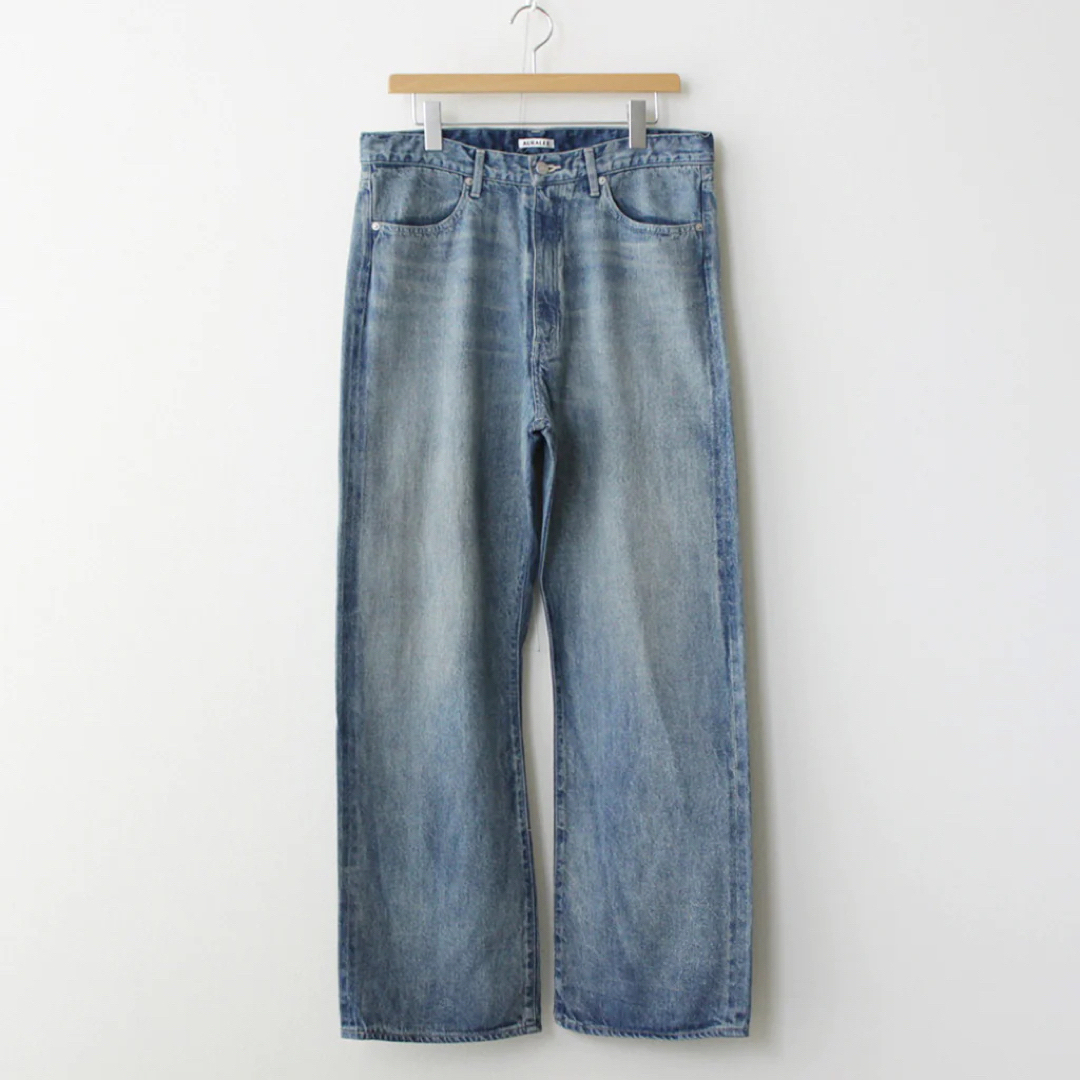 AURALEE オーラリー SELVEDGE FADED LIGHT DENIM