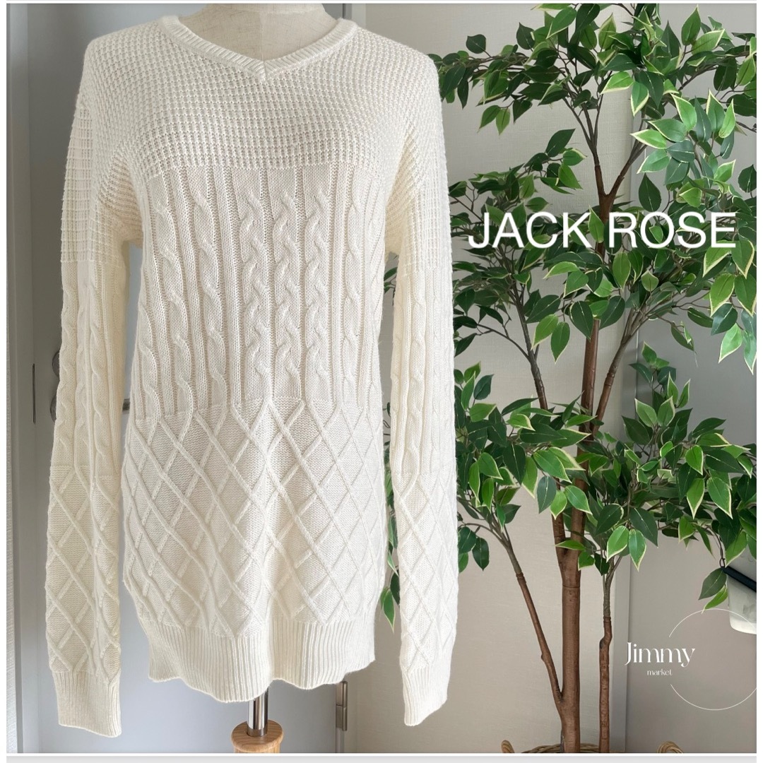 JACKROSE(ジャックローズ)の【JACK ROSE】ジャックローズ　XL大きめニット　プルオーバー メンズのトップス(ニット/セーター)の商品写真