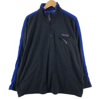 トミーヒルフィガー(TOMMY HILFIGER)の古着 90年代 トミーヒルフィガー TOMMY HILFIGER ハーフジップ フリースプルオーバー メンズXL ヴィンテージ /eaa359105(その他)