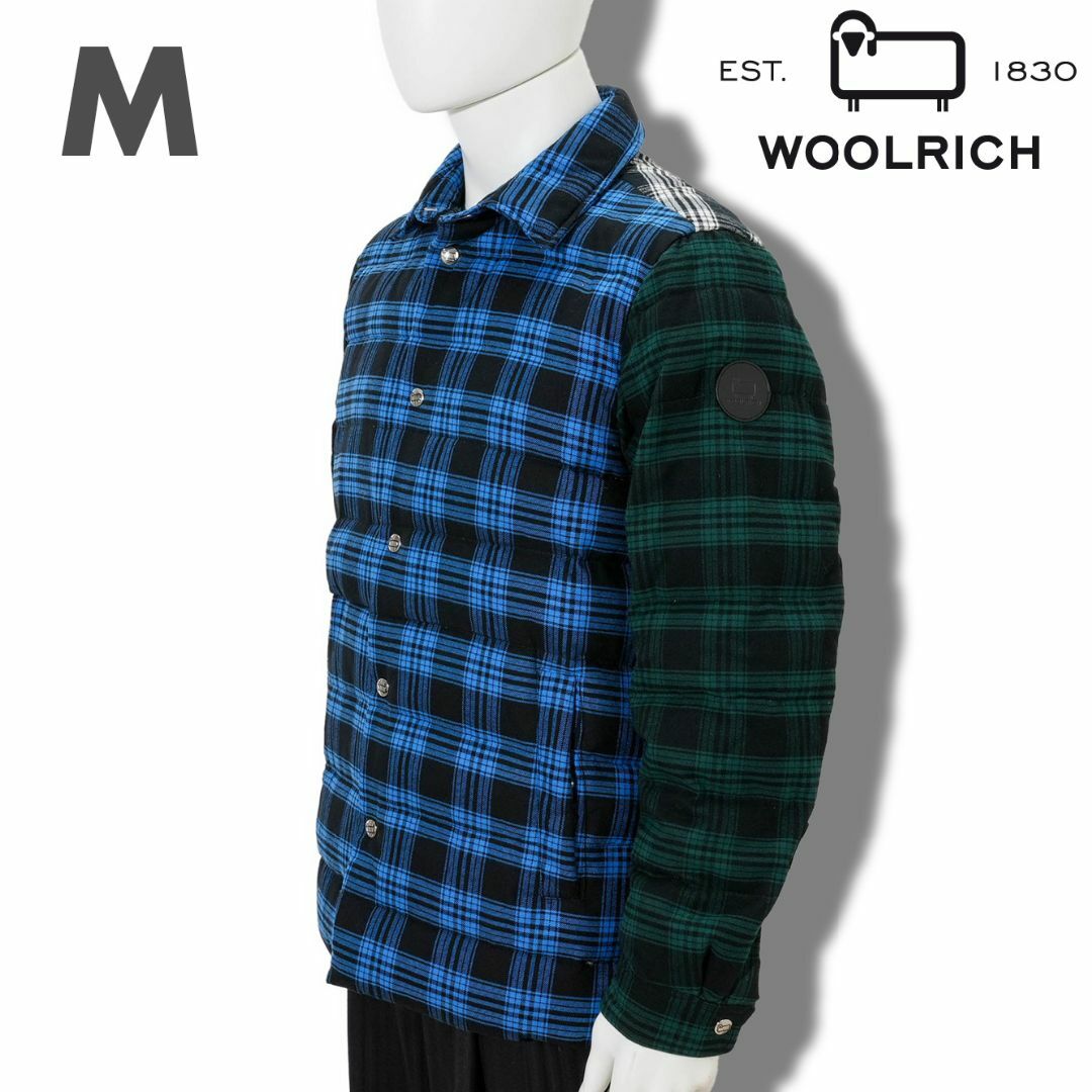 WOOLRICH - 新品 Woolrich チェック シャツダウンジャケット Mの通販 