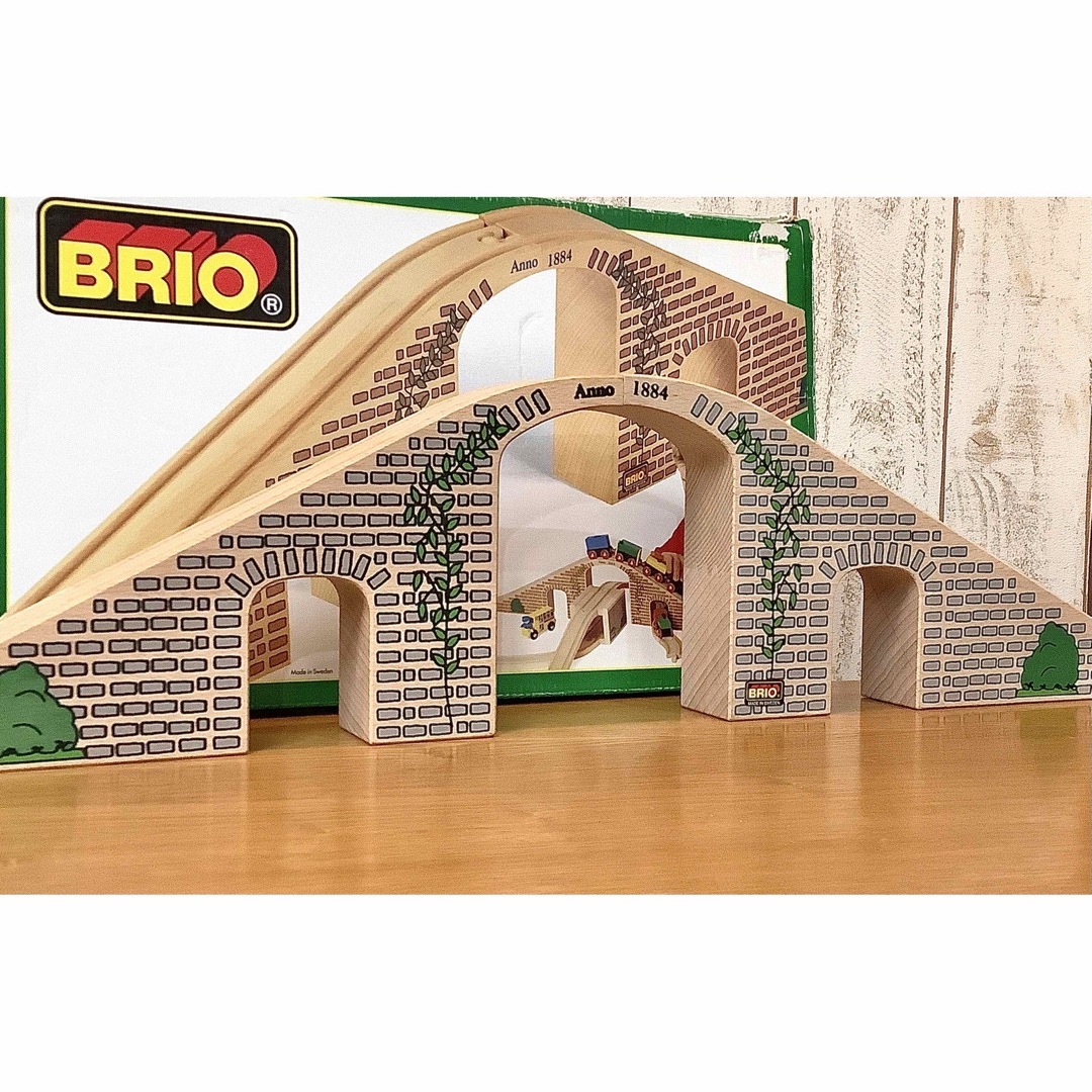 BRIO(ブリオ)のレア品 BRIO Sky Bridge キッズ/ベビー/マタニティのおもちゃ(電車のおもちゃ/車)の商品写真