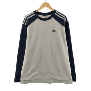 アディダス(adidas)の古着 アディダス adidas フリーススウェットシャツ トレーナー メンズL /eaa386673(スウェット)