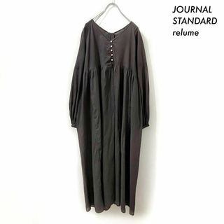 ジャーナルスタンダードレリューム(JOURNAL STANDARD relume)のJOURNAL STANDARD relume★長袖ワンピース インド綿(ロングワンピース/マキシワンピース)