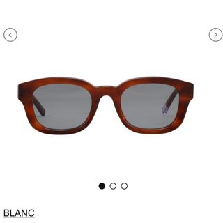 BLANC - BE001/ORANGE HAVANA-M.GRY blanc サングラス