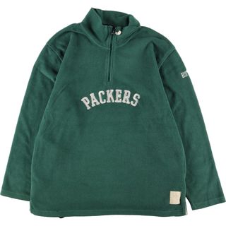 リーボック(Reebok)の古着 リーボック Reebok NFL GREENBAY PACKERS グリーンベイパッカーズ フリースプルオーバー メンズL /eaa358267(その他)