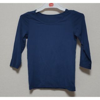 ユニクロ(UNIQLO)のユニクロ ヒートテックUネックT（9分袖）【110】①(Tシャツ/カットソー)