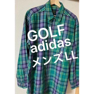 アディダス(adidas)のGOLF adidas ゴルフ 長袖シャツ シャツ メンズLL(ウエア)