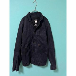 ジースター・ロゥ　MFD LEATHER JKT　シングルライダース　黒　M