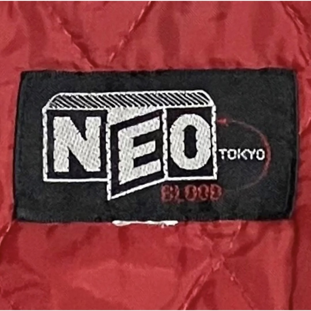 NEO BLOOD TOKYO スタジャン 袖レザー 刺繍 ワッペン ウール70