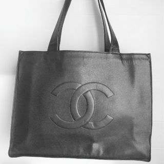 シャネル(CHANEL)のSALE シャネル CHANEL ショルダー トートバッグ大 黒(ショルダーバッグ)