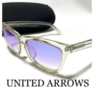 ユナイテッドアローズ(UNITED ARROWS)の【未使用】【超美品】UNITED ARROWS 限定クリアフレームサングラス(サングラス/メガネ)