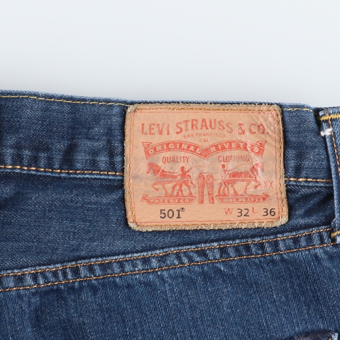 39sリーバイス特徴リーバイス Levi's リーバイス501 ジーンズ ストレートデニムパンツ メンズw32 /eaa385207