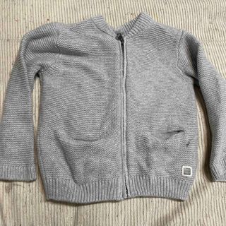 ザラキッズ(ZARA KIDS)のZARA キッズ　ニットパーカー　80(ニット/セーター)