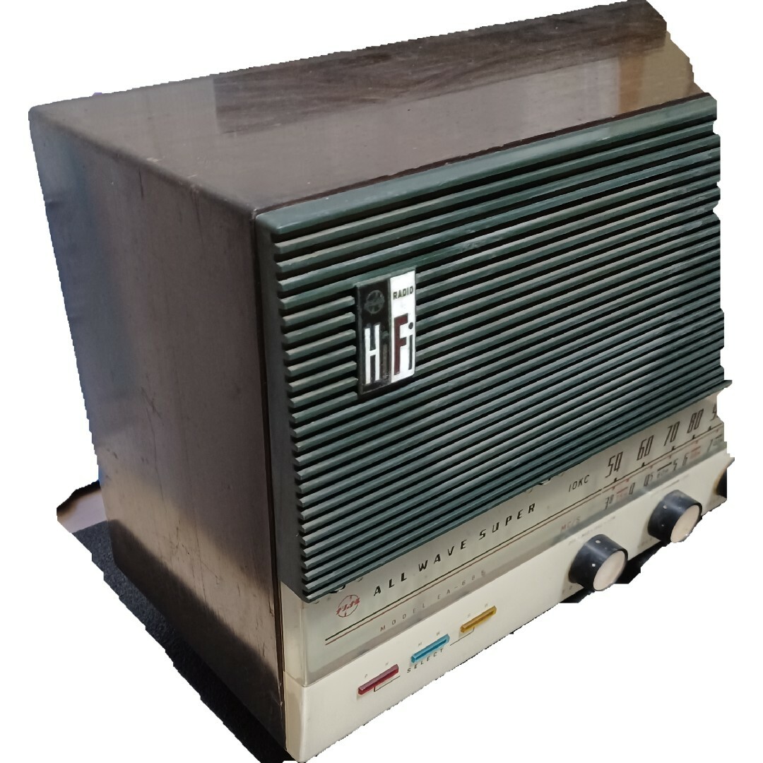 ナショナル　EA-685　レトロラジオ スマホ/家電/カメラのオーディオ機器(ラジオ)の商品写真