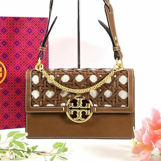 トリーバーチ(Tory Burch)の希少●トリーバーチ レディース ミラー バスケットウィーブ ショルダー バッグ(ショルダーバッグ)