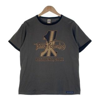 トイズマッコイ(TOYS McCOY)のTOYS McCOY トイズマッコイ Johnson Motors No.1 リンガーTシャツ ブラック Size L(Tシャツ/カットソー(半袖/袖なし))