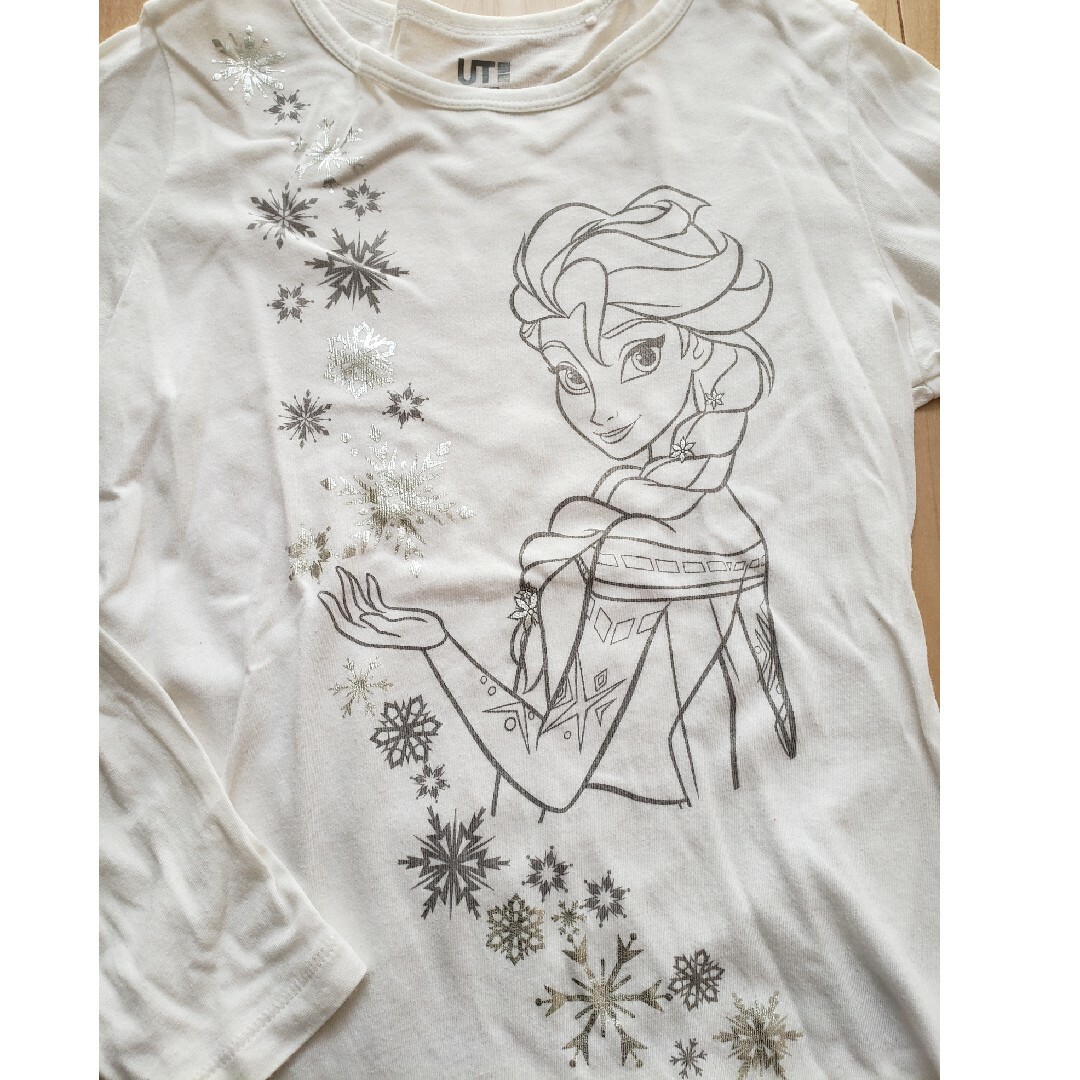 Disney(ディズニー)のアナ雪　エルサ　140  長袖 キッズ/ベビー/マタニティのキッズ服女の子用(90cm~)(Tシャツ/カットソー)の商品写真