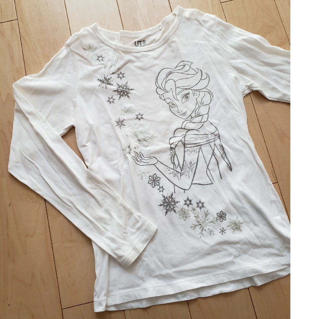 Disney(ディズニー)のアナ雪　エルサ　140  長袖 キッズ/ベビー/マタニティのキッズ服女の子用(90cm~)(Tシャツ/カットソー)の商品写真