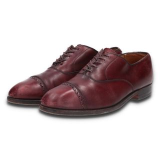 オールデン(Alden)の古着 オールデン ALDEN Sherman Brothers 別注 ストレートチップシューズ USA製 US8 メンズ26.0cm /svb000007(ドレス/ビジネス)